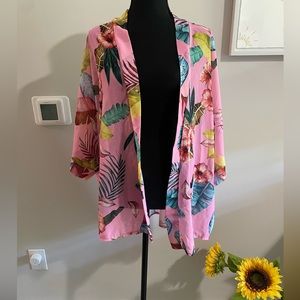Tropical kimono .BooHoo size large